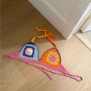 Staud Crochet Halter Top